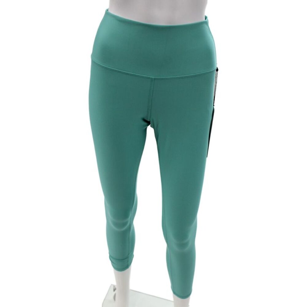 Alo Women Capri Leggings Green Athleisure Pull On Size M